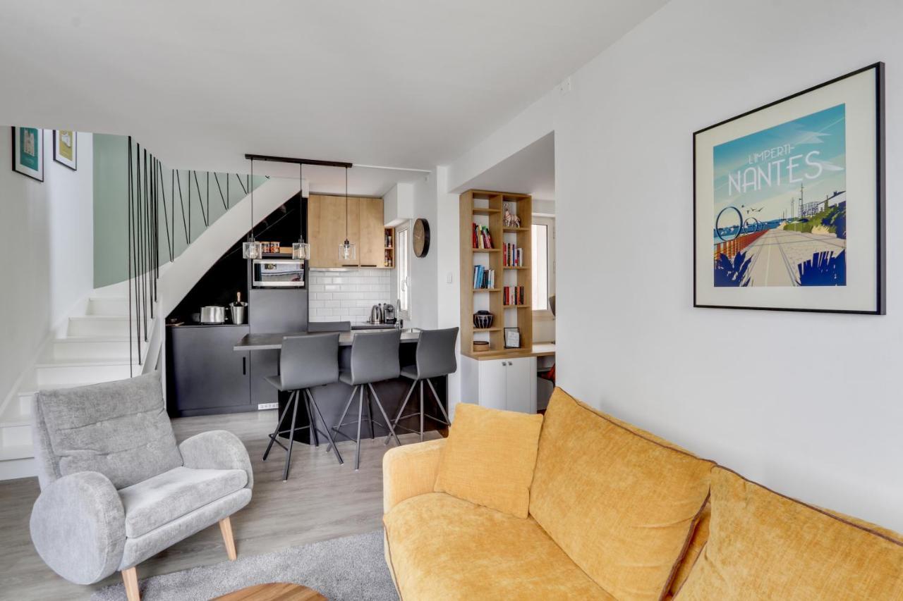 Sublime Duplex Nantes Cathedrale Apartment Exterior foto