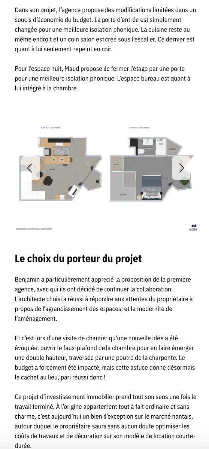Sublime Duplex Nantes Cathedrale Apartment Exterior foto