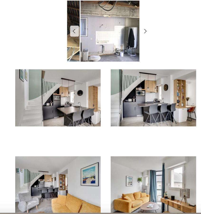 Sublime Duplex Nantes Cathedrale Apartment Exterior foto