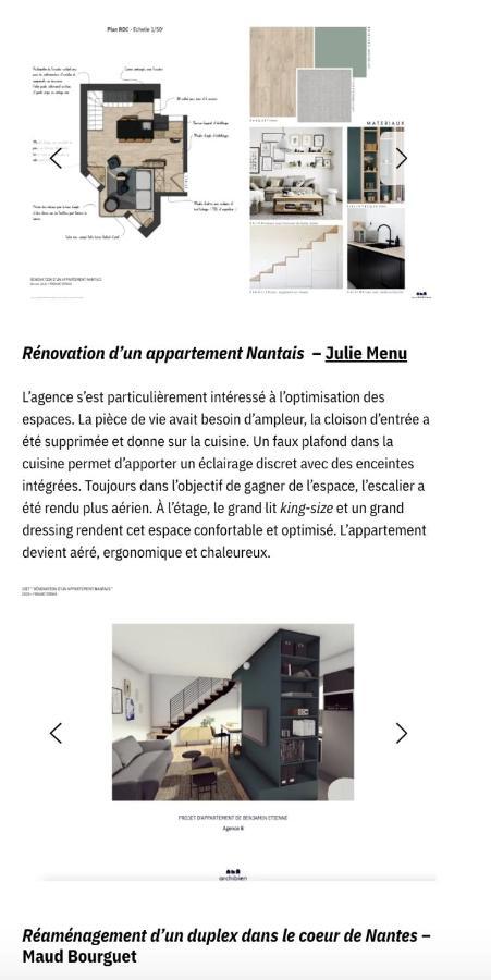 Sublime Duplex Nantes Cathedrale Apartment Exterior foto